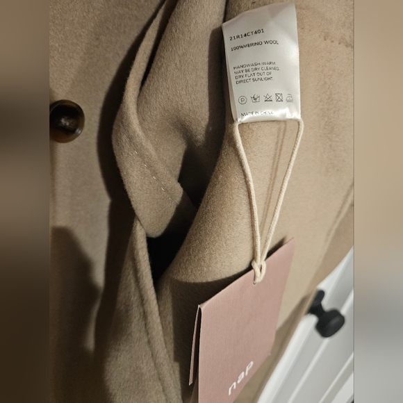 Women's Double-Breasted Coat - Picture 11 of 13